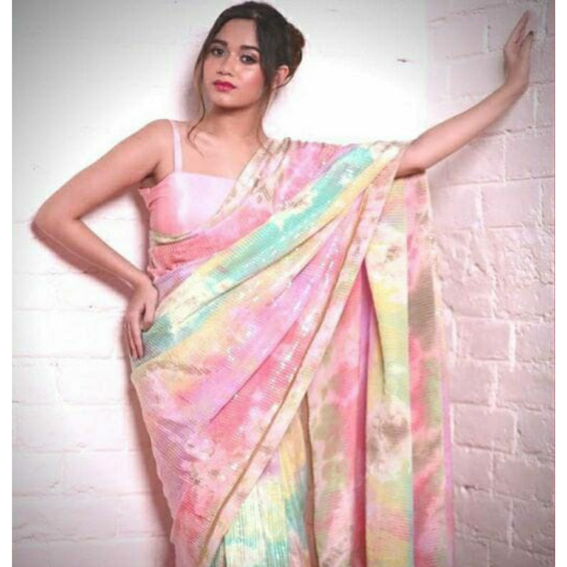 Waidurya - Have you picked up our SEQUIN TIE DYE SARI yet? ONE IN STOCK IN  PINK! Purchase below ⬇️ https://waidurya.myshopify.com/products/sequin-tie- dye-sari?key=a384108af3c1b45c5770077ec8f734038422d252e3382272571149718955043c  | Facebook