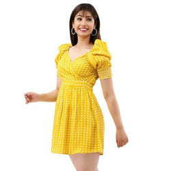 Yellow Polka Dot Dress