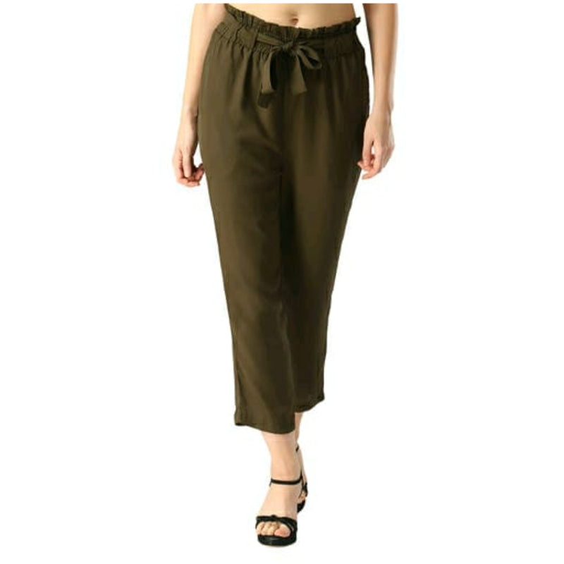 Georgette Trousers with Bow detailing